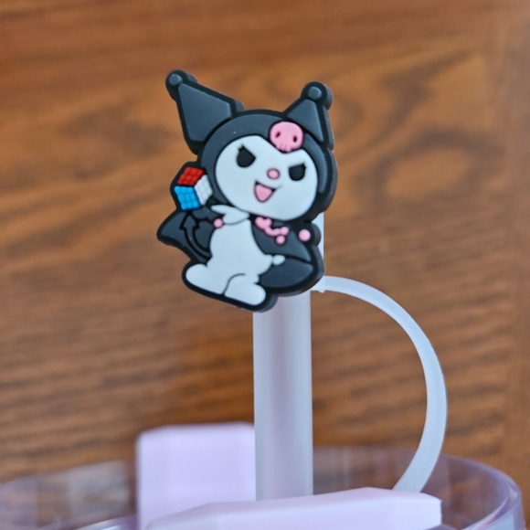 Kuromi Straw Topper - Picture 2 of 5